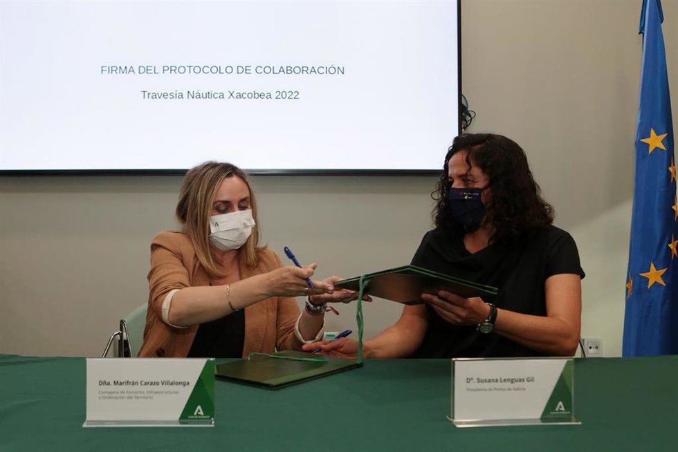Galicia y Andalucía se alían para promocionar la peregrinación marítima a Santiago de Compostela