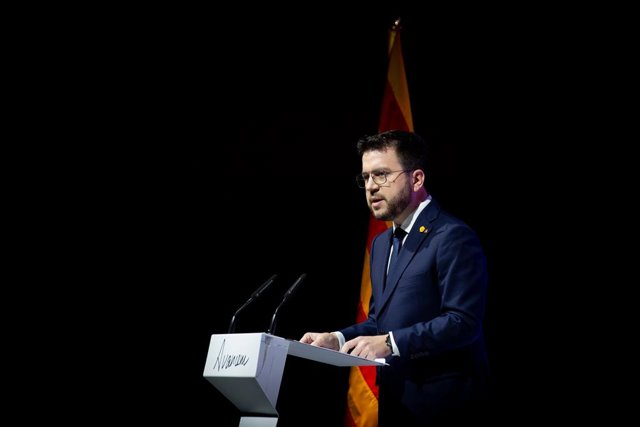 Archivo - El president de la Generalitat, Pere Aragonès