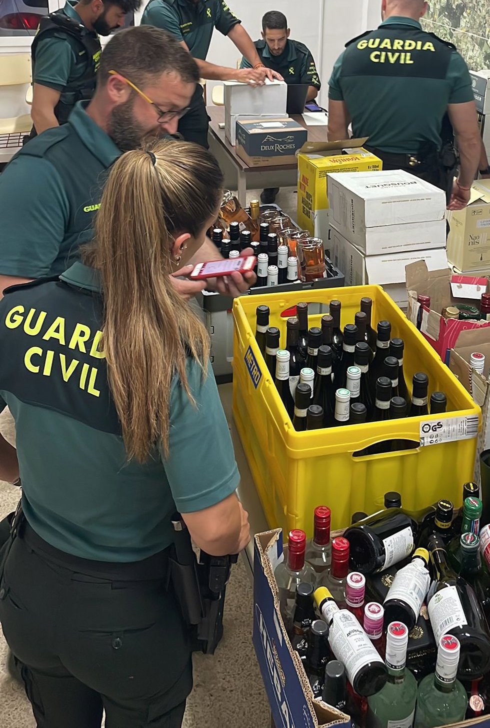 Licores intervenidos