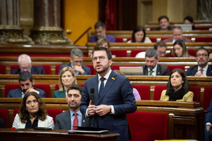El president de la Generalitat, Pere Aragons