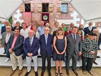 El lingüista navarro Paskual Rekalde lee en Amaiur su discurso de ingreso en Euskaltzaindia