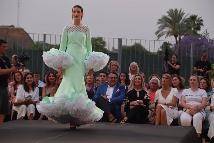 Encuentro 'Siluetas de Albero' celebrado en Alcalá de Guadaíra (Sevilla) en apoyo de la moda flamenca.