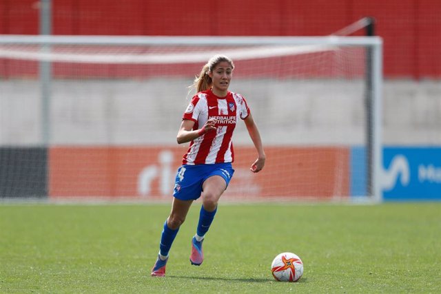 Archivo - Laia Aleixandri, jugadora del Atlético de Madrid