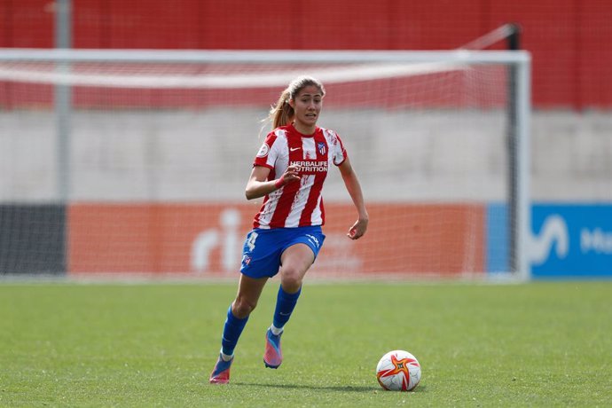 Archivo - Laia Aleixandri of Atletico de Madrid in action during the spanish women league, Primera Iberdrola, football match played between Atletico de Madrid and UD Granadilla de Tenerife at Centro Deportivo Wanda Alcala de Henares on March 06, 2022, i