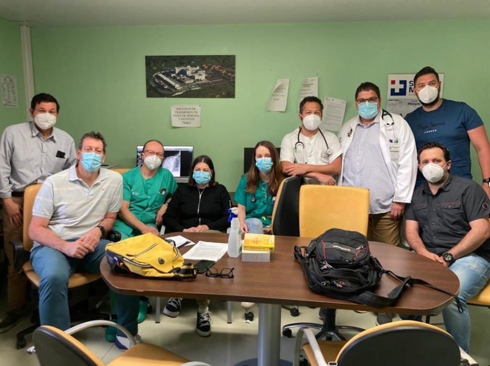 Equipo de la Unidad de Asistencia Compartida del Hospital de Plasencia.