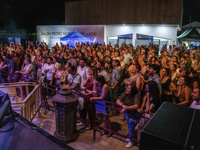 Concierto de María Peláe en el festival 'Murmura Alpujarra' de Almería.