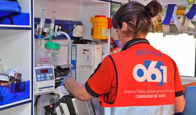Médica de los servicios de emergencias del Servicio Andaluz de Salud