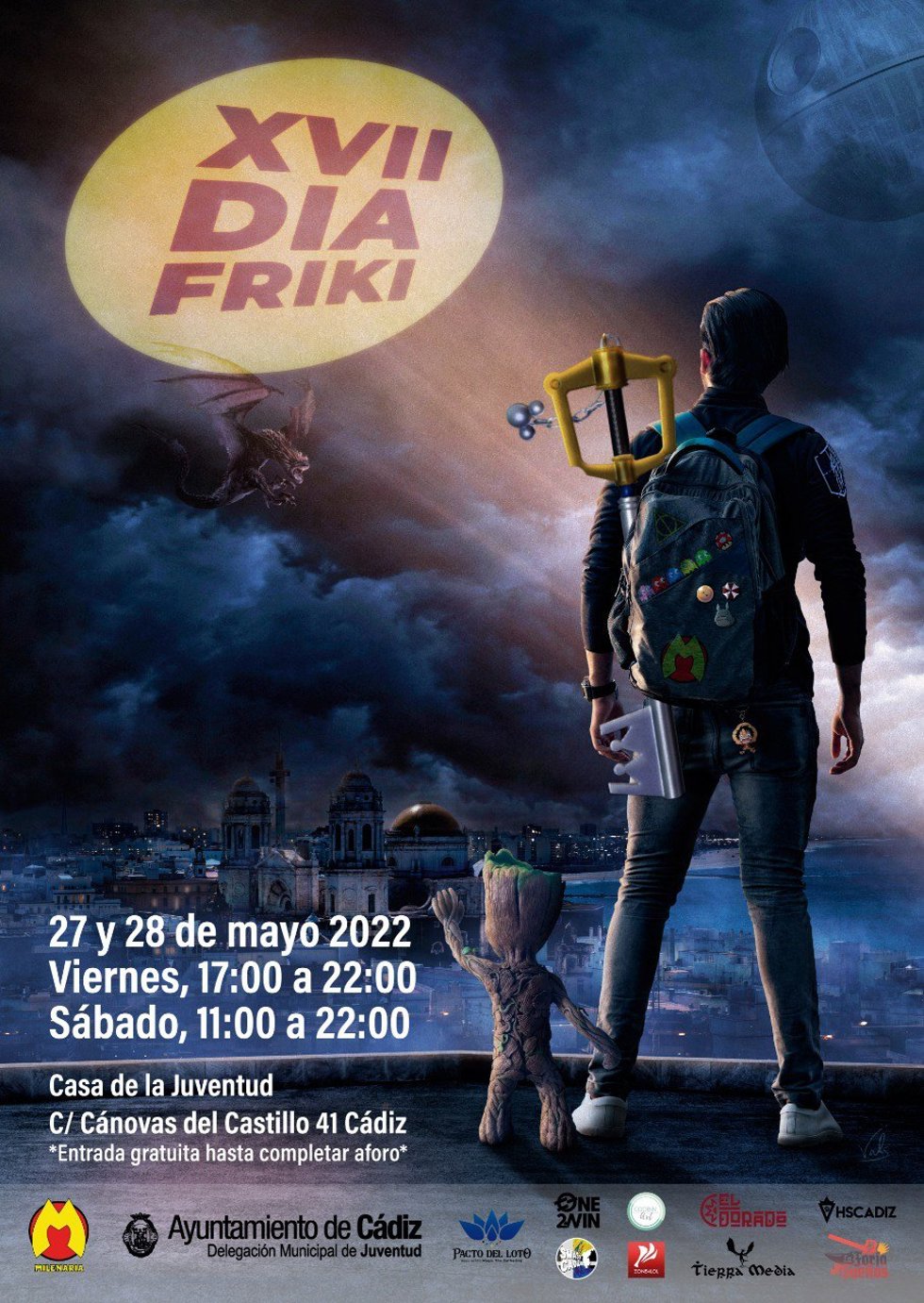 Cartel de la XIVV edición del Día Friki