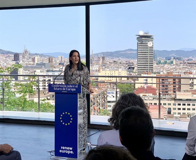 La presidenta de Ciutadans, Inés Arrimadas, a Barcelona