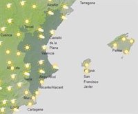 El calor comienza a aflojar ligeramente en la Comunitat Valenciana, aunque las temperaturas mínimas suben