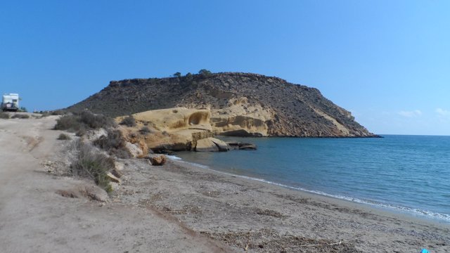 Playa del municipio almeriense de Pulpí