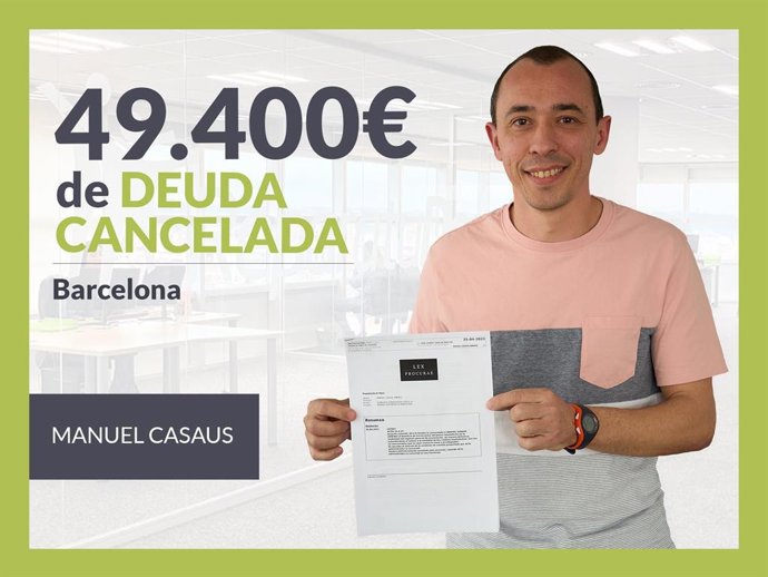 Manuel Casaus, exonerado con Repara Tu Deuda.
