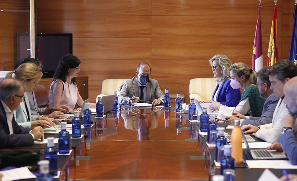 Reunión de la Mesa de las Cortes