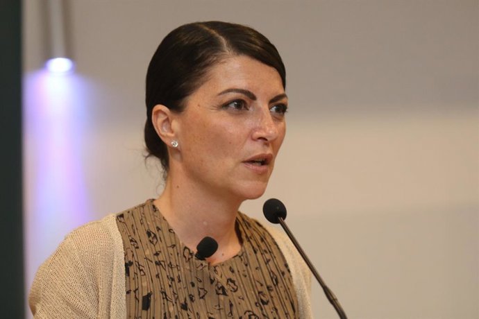 La candidata a la presidncia de la Junta d'Andalusia, Macarena Olona