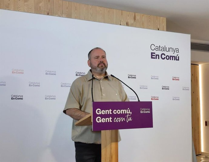 El portaveu dels comuns i diputat al Congrés, Joan Mena