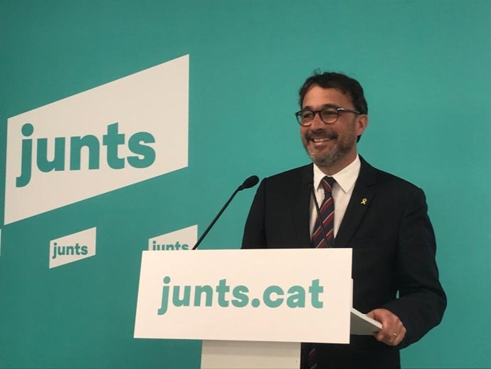 El portavoz de Junts, Josep Rius