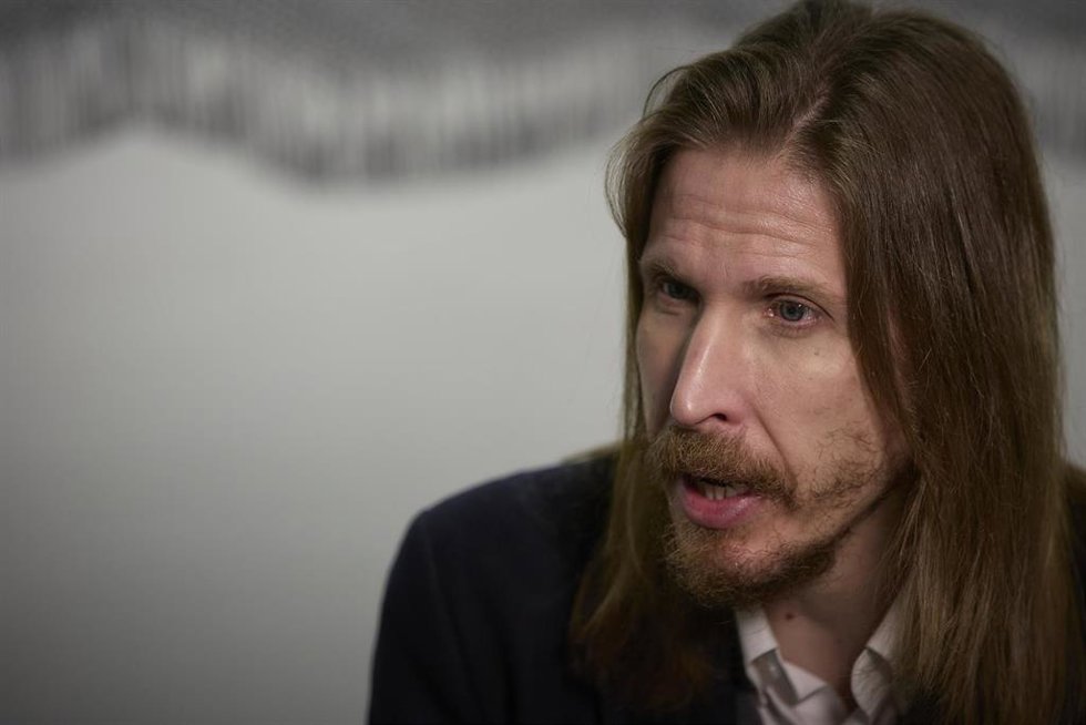 Archivo - El coportavoz estatal de Podemos y candidato a las elecciones de Castilla y León, Pablo Fernández, durante una entrevista para Europa Press en la sede de Podemos a 27 de enero de 2022, en Madrid (España).