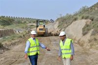Visita técnica a las obras de mejora de la vía pecuaria Camino de La Malahá, en Alhendín (Granada)