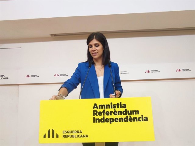 La secretària general adjunta i portaveu d'ERC, Marta Vilalta