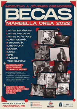 El plazo de inscripción para optar a las becas del programa 'Marbella Crea' finaliza este miércoles