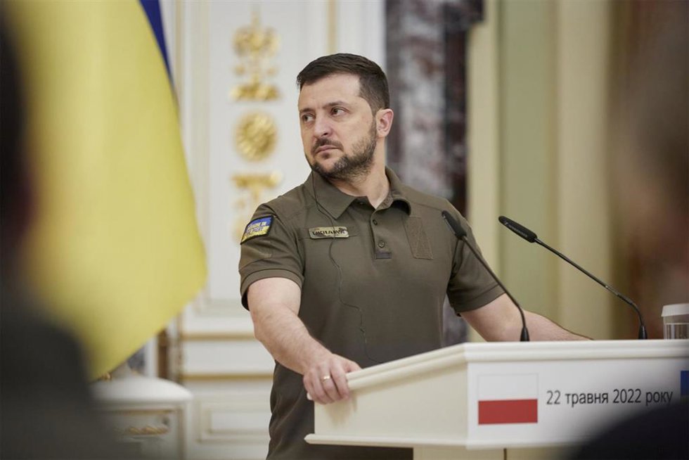 El presidente ucraniano, Volodimir Zelenski.