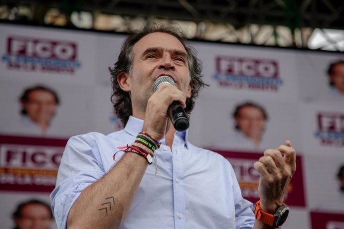 El candidato presidencial conservador colombiano Federico 'Fico' Gutiérrez
