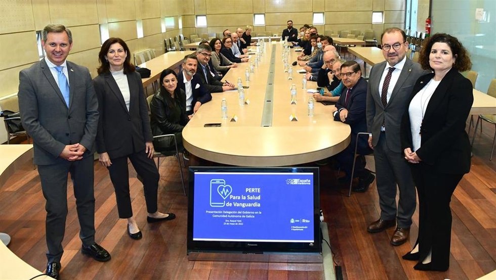 Reunión Perte Salud de Vanguardia en Santiago de Compostela.