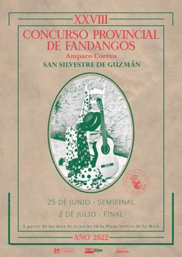 Cartel de la XXVIII edición del Concurso de Fandangos 'Amparo Correa'