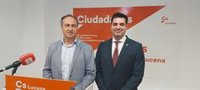 Pimentel (Cs) recuerda los 15 millones que Economía y Empleo han destinado esta legislatura a Lucena (Córdoba)