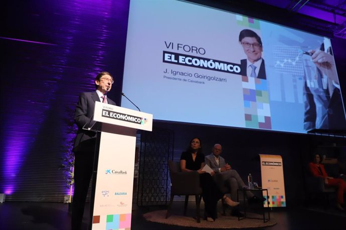 El presidente de CaixaBank, José Ignacio Goirigolzarri, en el VI Foro de El Económico