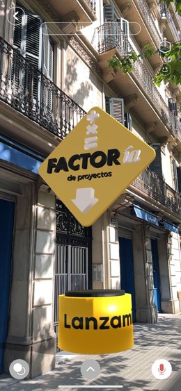 Muestra de elementos exteriores de R.A. en metaverso.