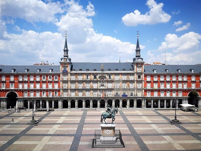 Archivo - Plaza Mayor de Madrid. 