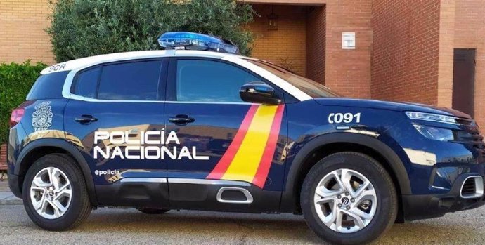 Un coche de la Policía Nacional