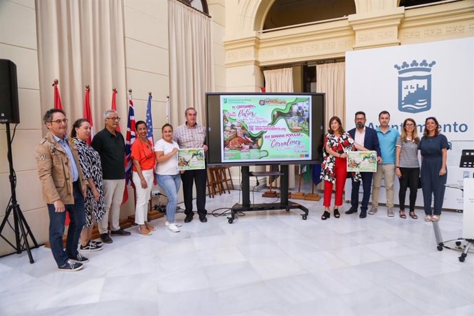Presentación del Certamen de Patios y Semana de los Corrales de Málaga
