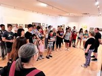 El Museo de Jaén acoge un taller intercultural con familias refugiadas ucranianas