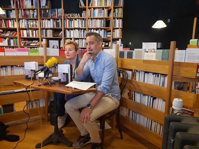 Eceolaza, durante la presentación de la obra