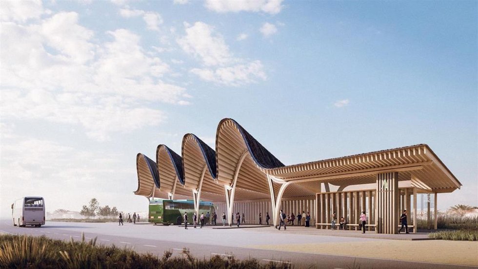 La Junta licita la estación de autobuses de la aldea de El Rocío (Huelva).