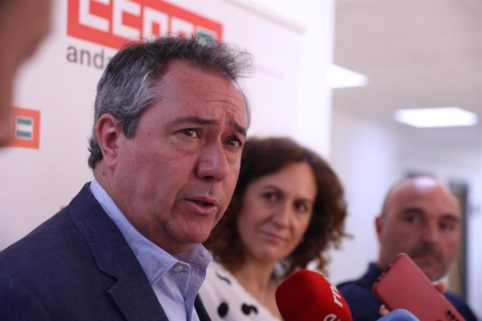 Juan Espadas y Noelia Ruiz, este martes