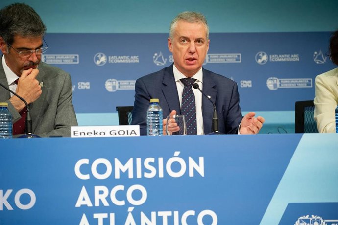 El lehendakari, Iñigo Urkullu, inaugura la Asamblea General del Arco Atlántico en San Sebastian