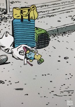 Obra de Paco Roca para el proyecto 'Homenaje a Ucrania'