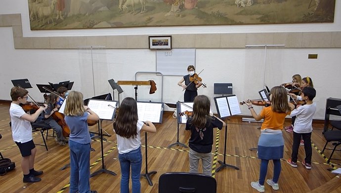 Alumnos de Bilbao Musika Eskola