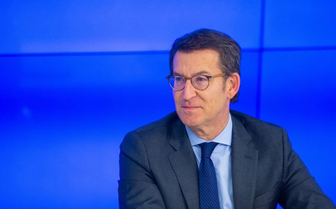 El líder del PP, Alberto Núñez Feijóo
