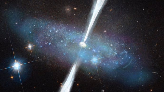 Los agujeros negros masivos recién descubiertos residen en galaxias enanas, donde su radiación compite con la luz de abundantes estrellas jóvenes.