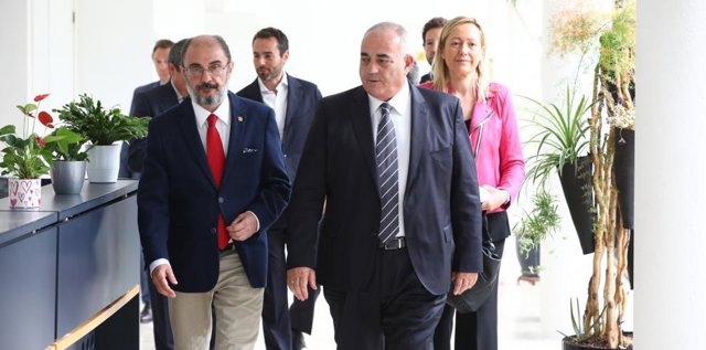 El president d'Aragó, Javier Lambán