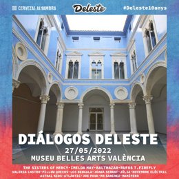 Cartel promocional de los Diálogos Deleste