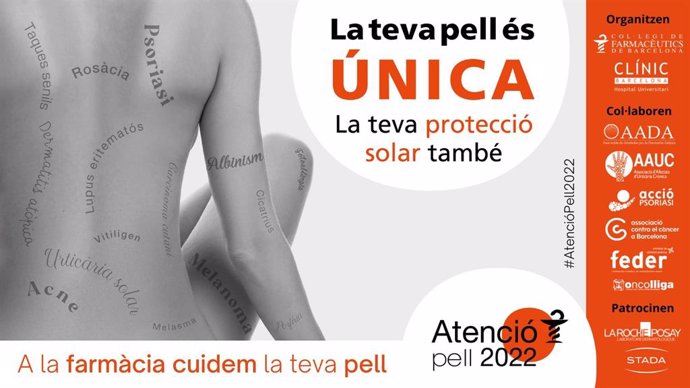 Imagen de la campaña 'Atenció Pell 2022'