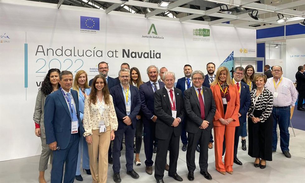 [Sevilla] Foto Y Nota De Prensa: Extenda Posiciona Al Sector Logístico De Cádiz Como Vía De Entrada A Europa En Una De Las Principales Ferias Navales Del Sur Del Continente