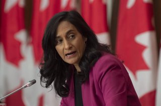 Archivo - La ministra de Defensa de Canadá, Anita Anand