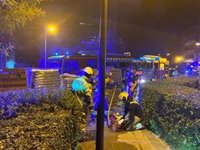 Trasladados graves al hospital dos hombres con quemaduras al incendiarse su domicilio en Alcorcón