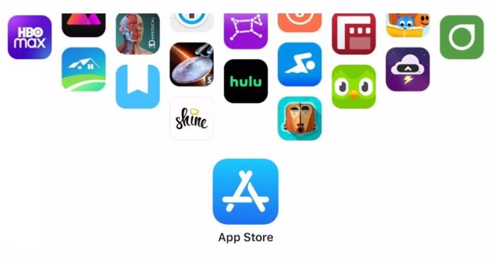Captura de la App Store y varias aplicaciones